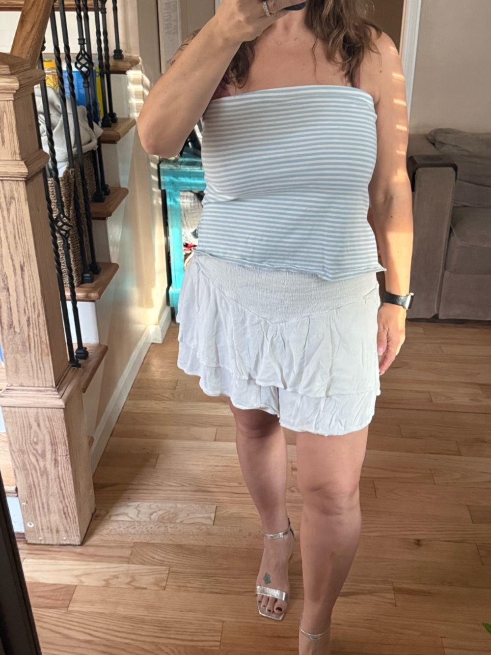 Torrid linen skort